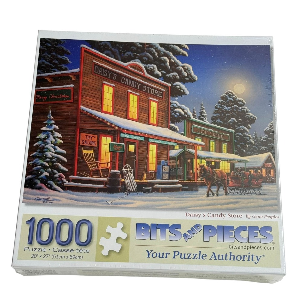 Bits And Pieces Daisy's Candy Store Geno Peoples‎ 1000 Pieces Puzzle NEW